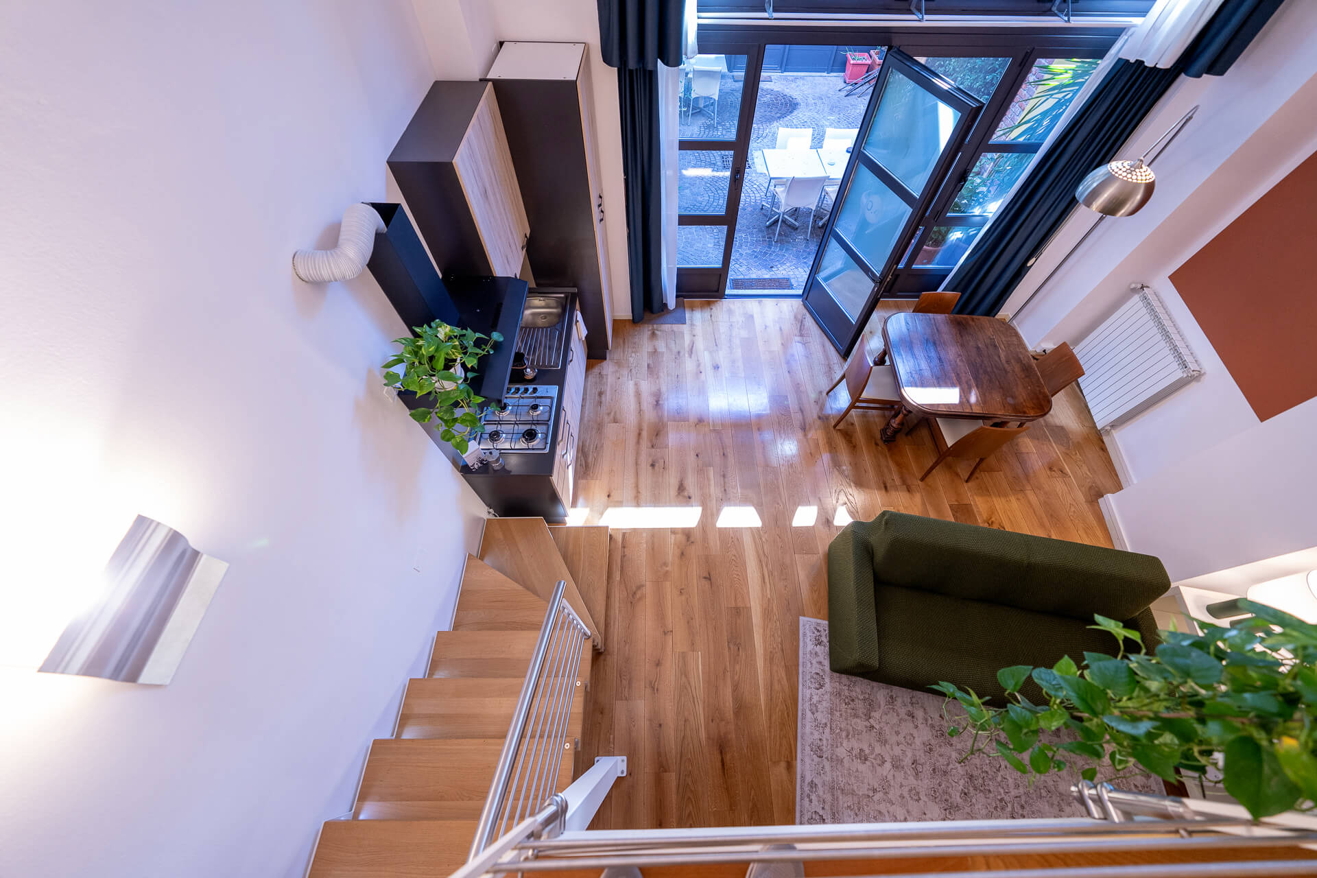 Soppalco di un loft della Maison